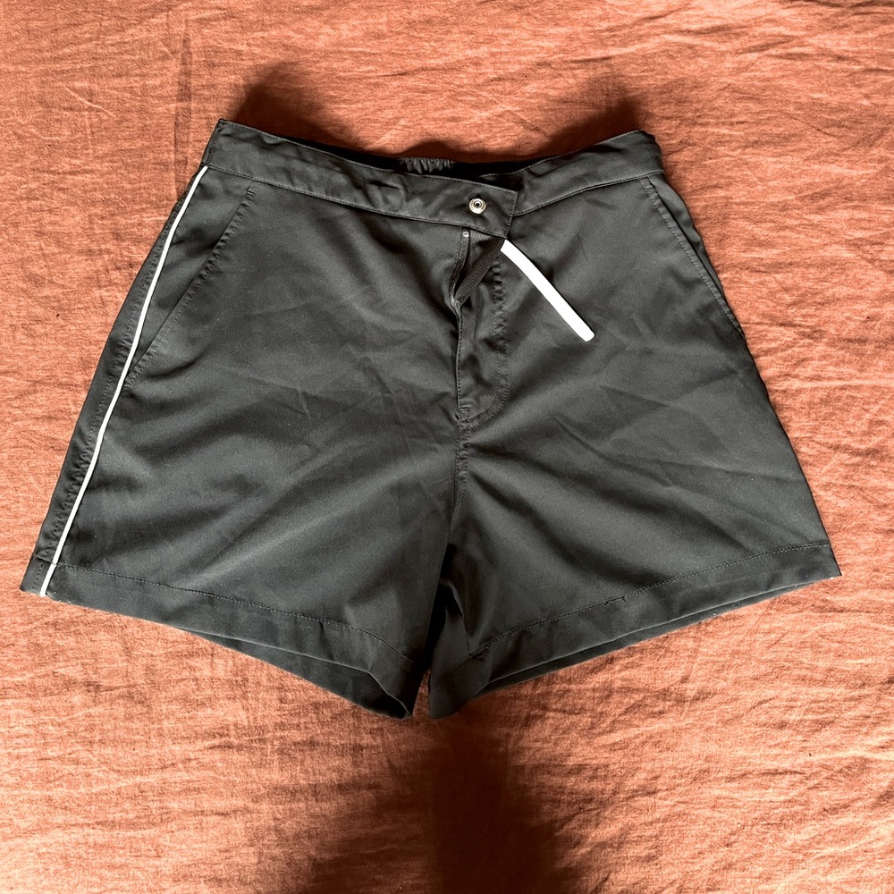 Abercrombie Button Front Retro Swim Trunks - image 1